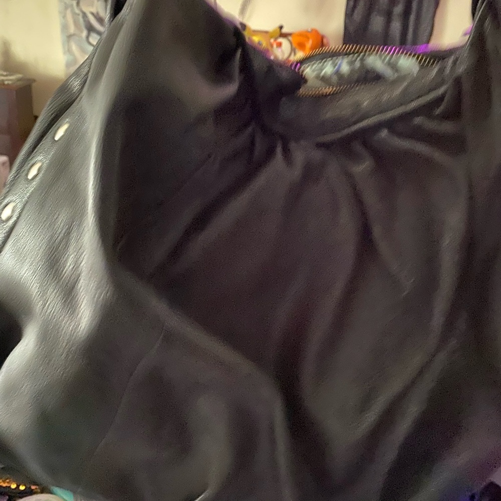 Black Leather Women's Bag